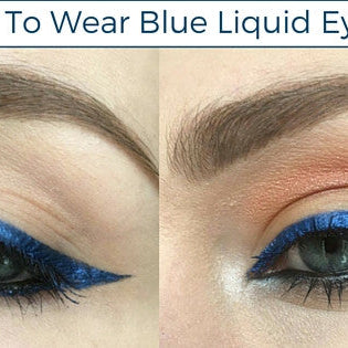 3 Ways to Wear Blue Liquid Eye Liner