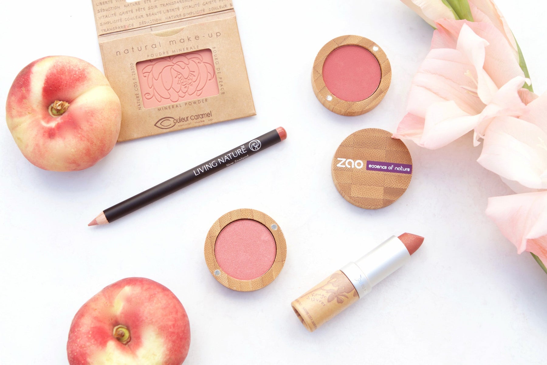 Our Favourite Peach Products for a Natural & Organic Makeup Look