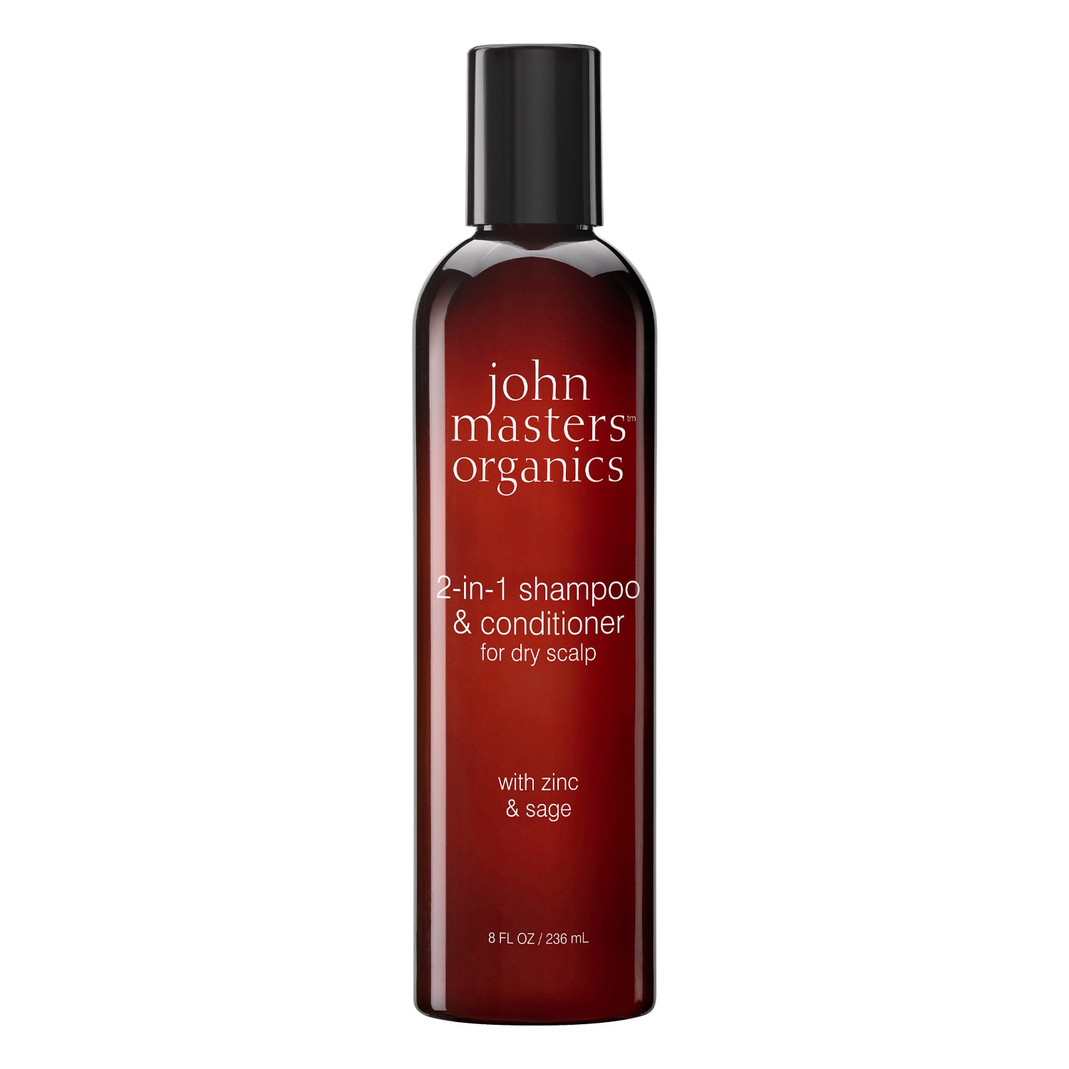 John Masters Organics - 2-in-1 Shampoo & Conditioner for Dry Scalp with Zinc & Sage