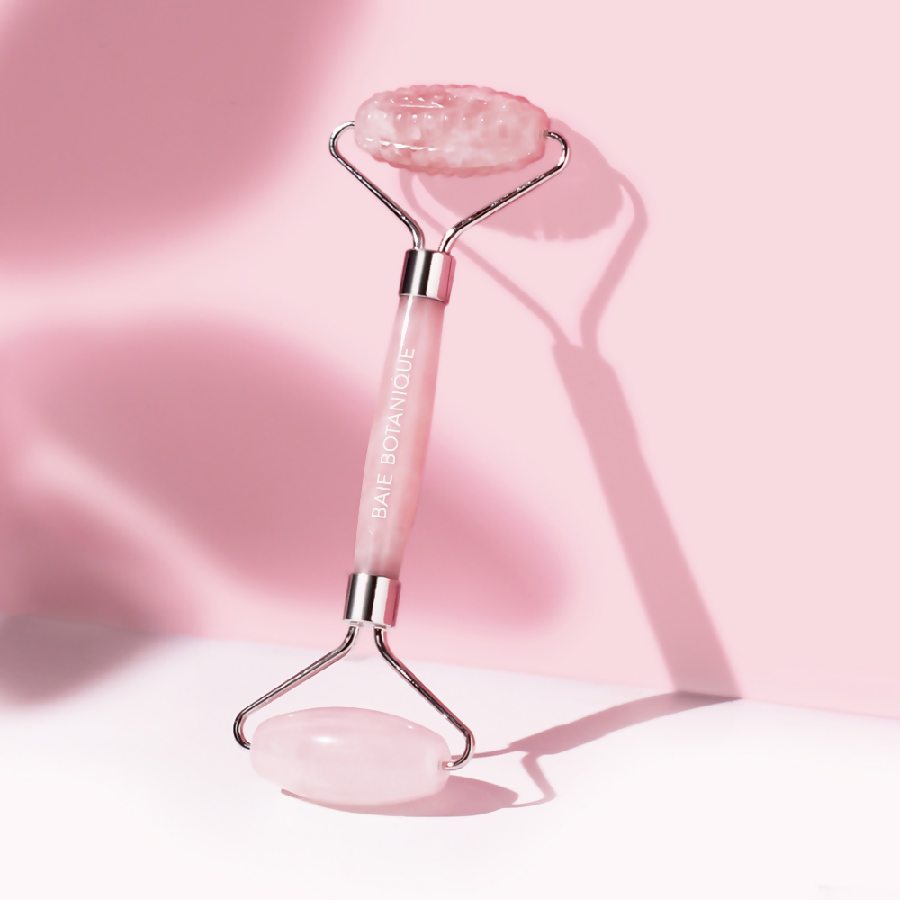 Baie Botanique - Rose Quartz Dual Action Facial Roller