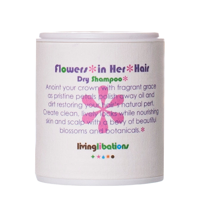 Living Libations - Flowers in Her Hair Dry Shampoo - Glow Organic