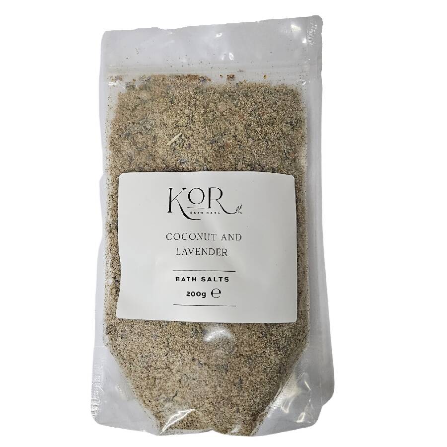 KoR Skin Care - Coconut and Lavender Bath Salts