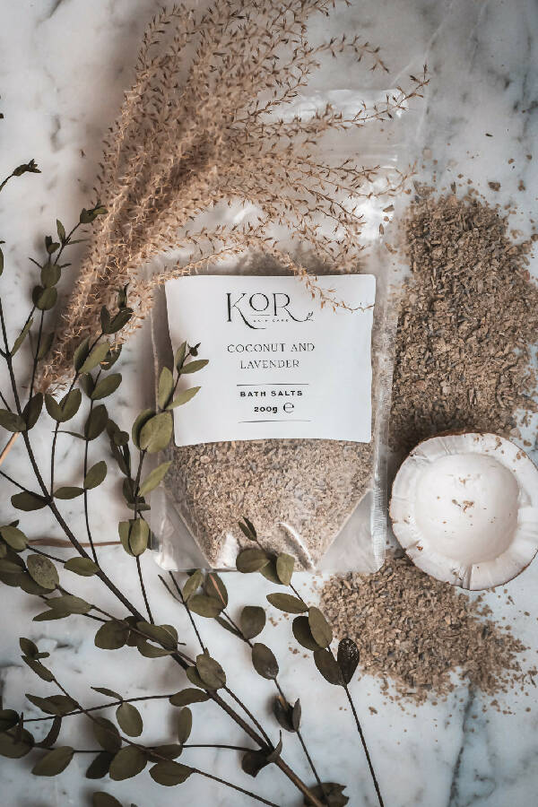 KoR Skin Care - Coconut and Lavender Bath Salts