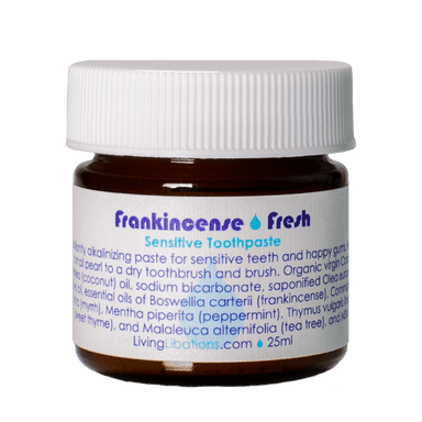 Living Libations - Frankincense Fresh Sensitive Toothpaste - Glow Organic