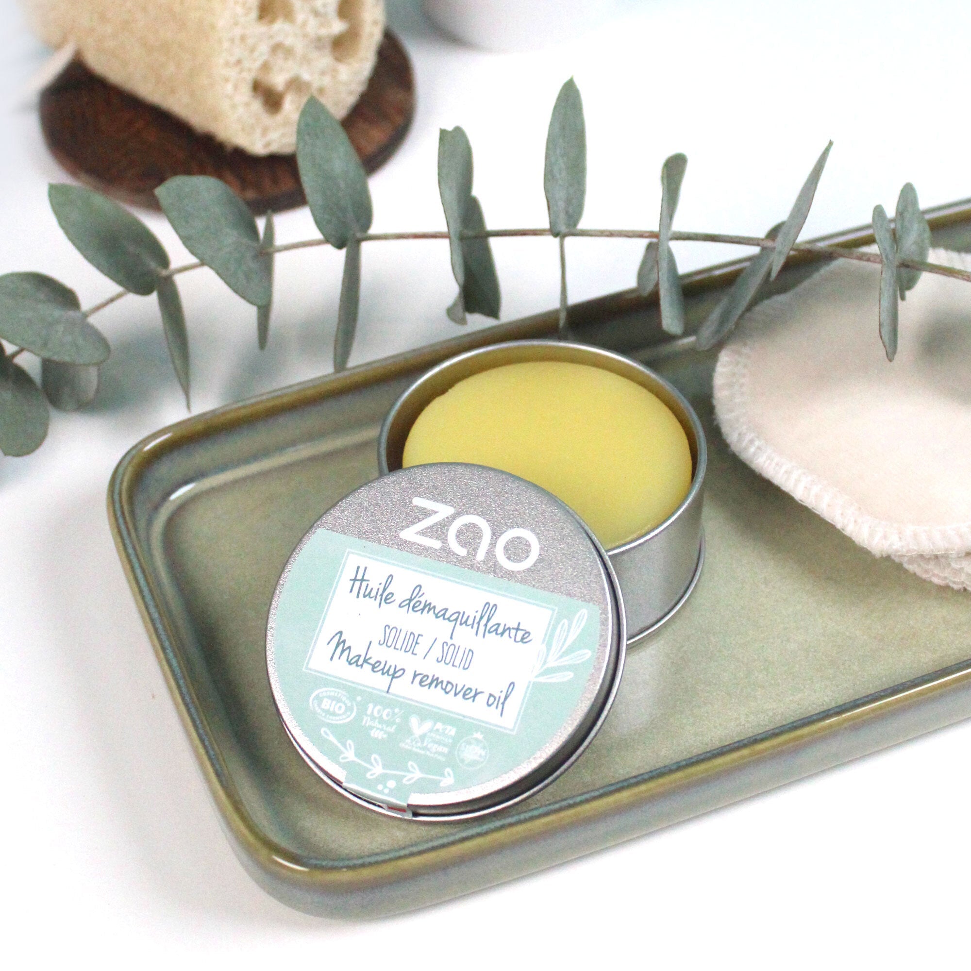 ZAO Makeup - Solid Makeup Remover Oil - Glow Organic